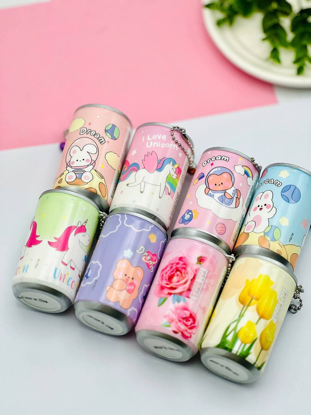 دستمال مرطوب طرح قوطی نوشابه ضد حساسیت مناسب کیف مدرسه