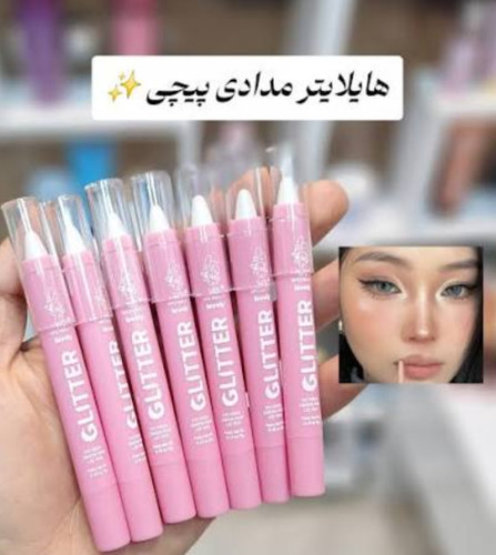 هایلایتر مدادی پوکه صورتی