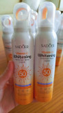 اسپری ضدآفتاب صورت و بدن ویتامین سی بی رنگ SPF50